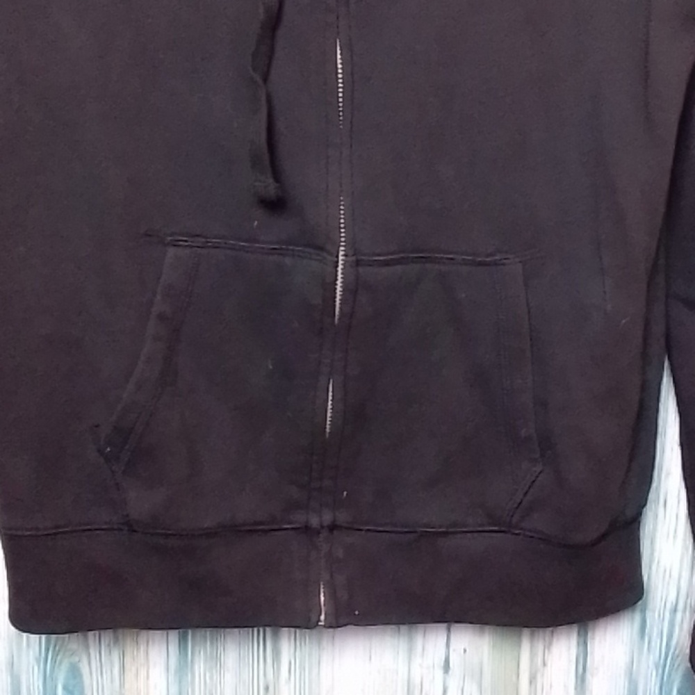 Pink hoodie black full zip small - Picture 5 of 9